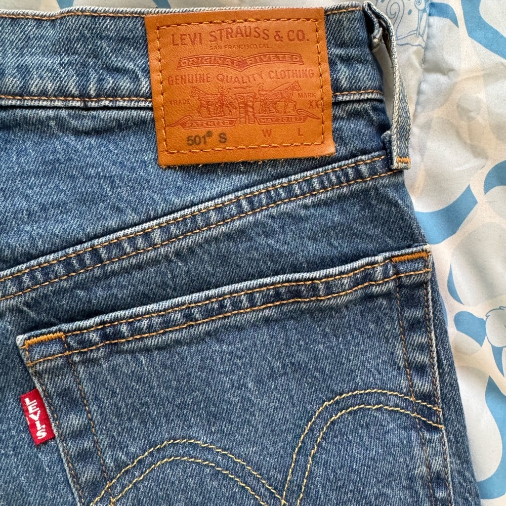 Levi's Premium Blue Straight Leg Jeans